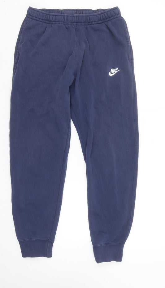 Nike Women's Blue Fleece Jogger Sweatpants Size M