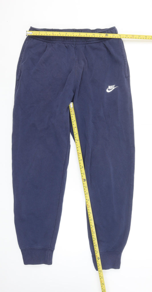 Nike Women's Blue Fleece Jogger Sweatpants Size M