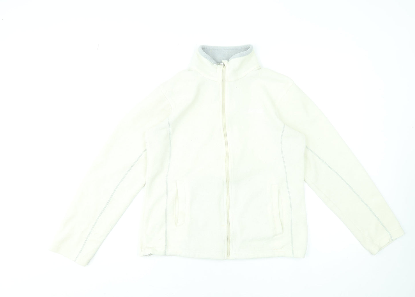 Regatta Women's Ivory Fleece Full Zip Jacket Size 10