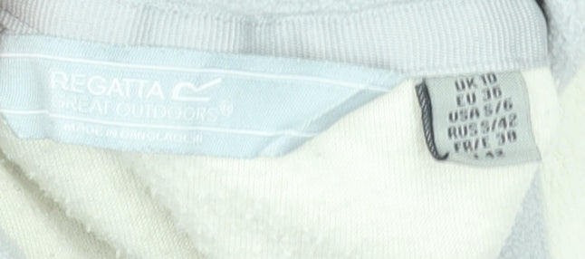 Regatta Women's Ivory Fleece Full Zip Jacket Size 10