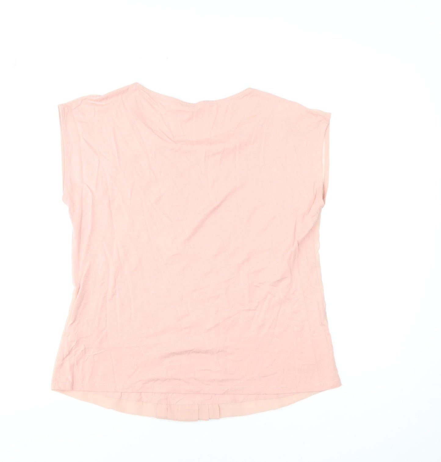 Boden Women’s Pink Pleated Front Sleeveless Blouse UK 12