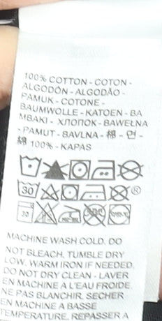 Levi's Men's Black Short Sleeve Graphic T-Shirt Size M Cotton