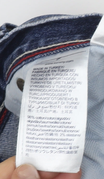 Tommy Hilfiger Men's Blue 32/32 Straight Fit Denim Jeans