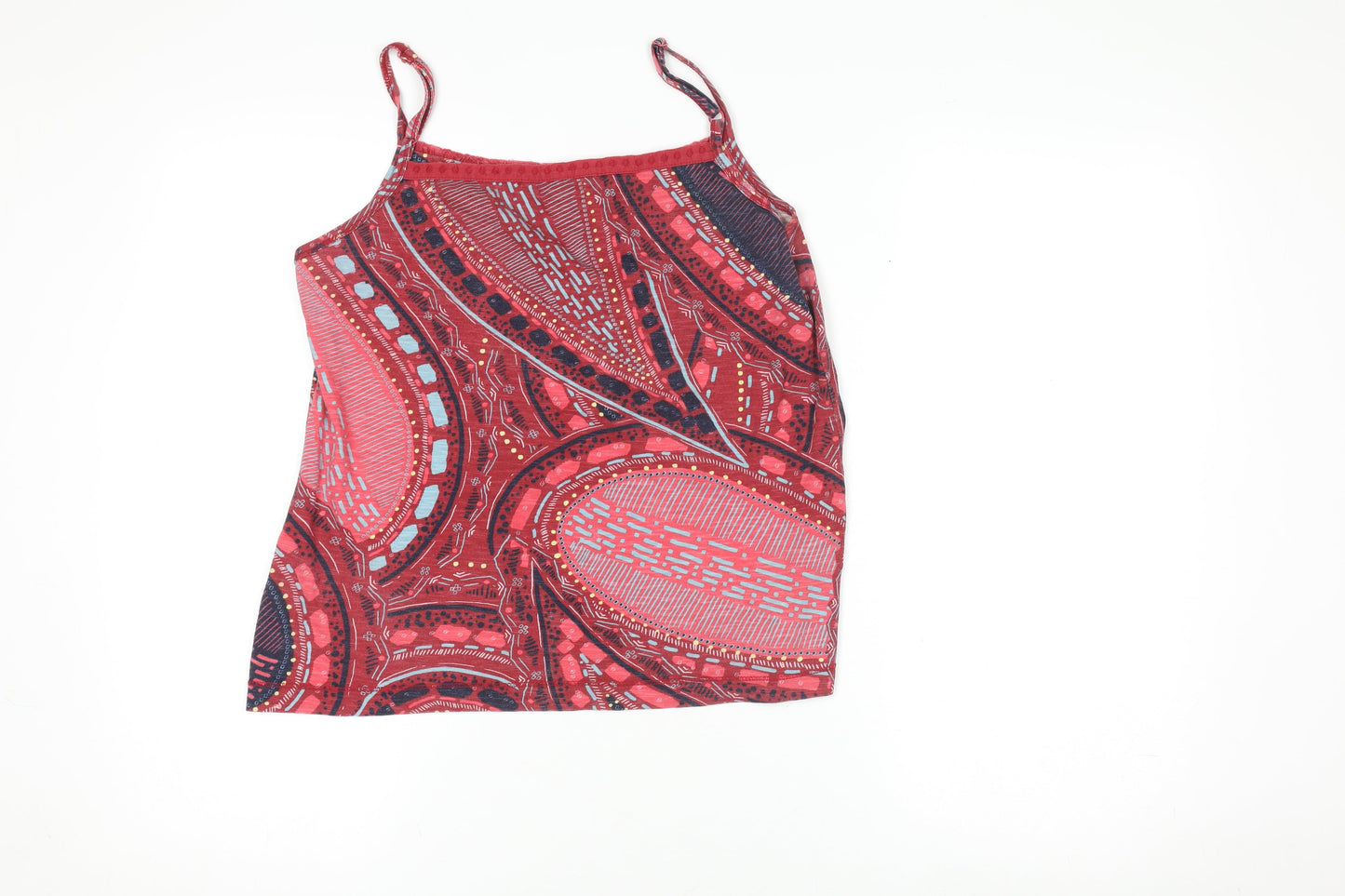 Foi Foi Women’s Red Bohemian Cotton Camisole Top Size 12