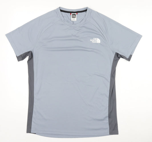 The North Face Men's Grey Short Sleeve Athletic T-Shirt Size M