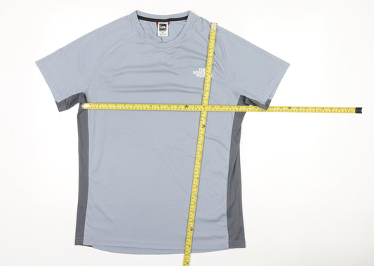 The North Face Men's Grey Short Sleeve Athletic T-Shirt Size M