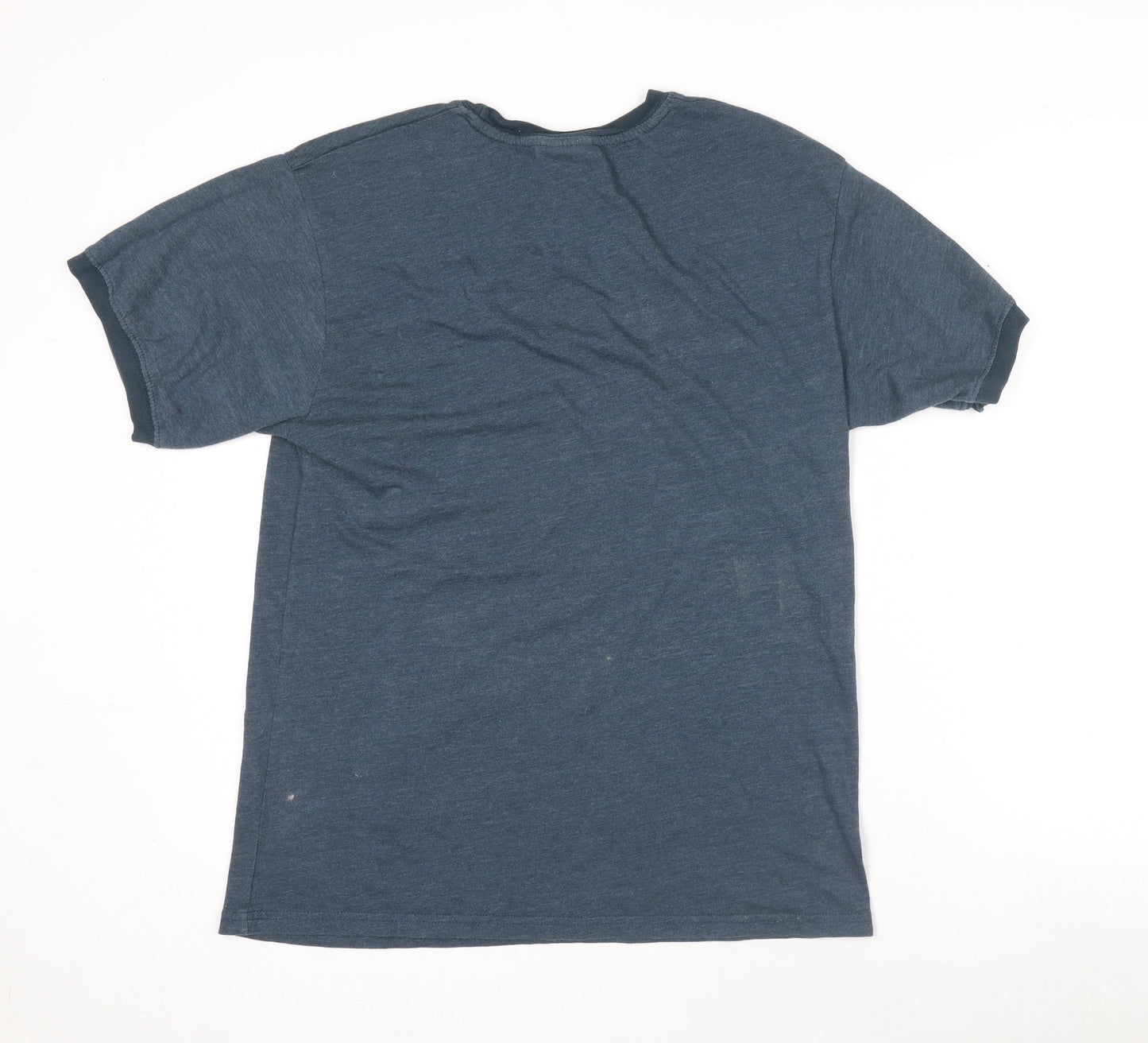 Maui and Sons Men's Blue Bud Light Beer Graphic T-Shirt Medium