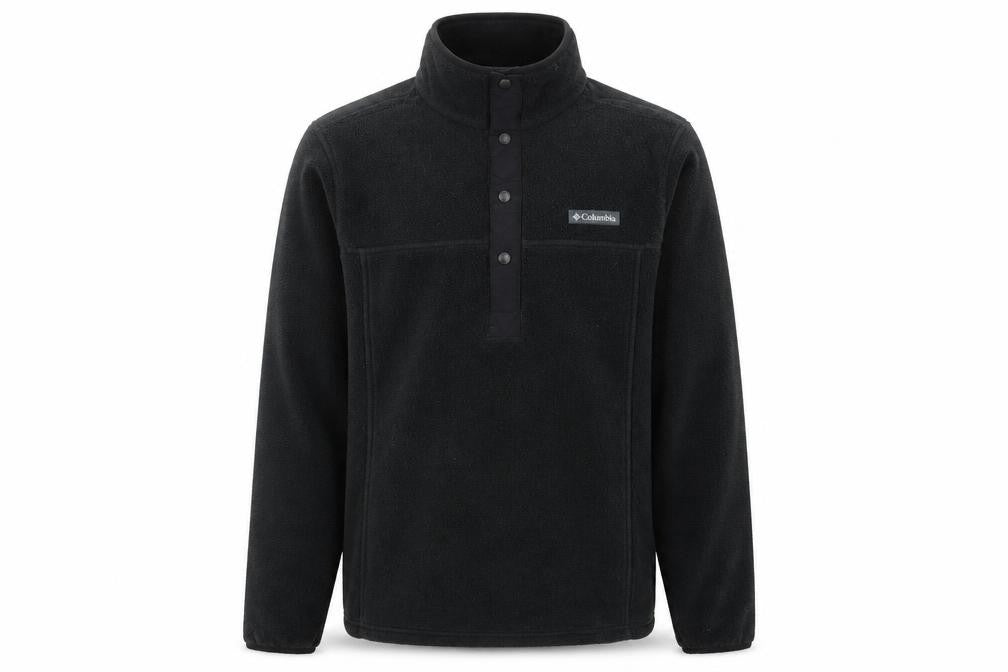 Mens UK S Regular Columbia Black Pullover Sweatshirt