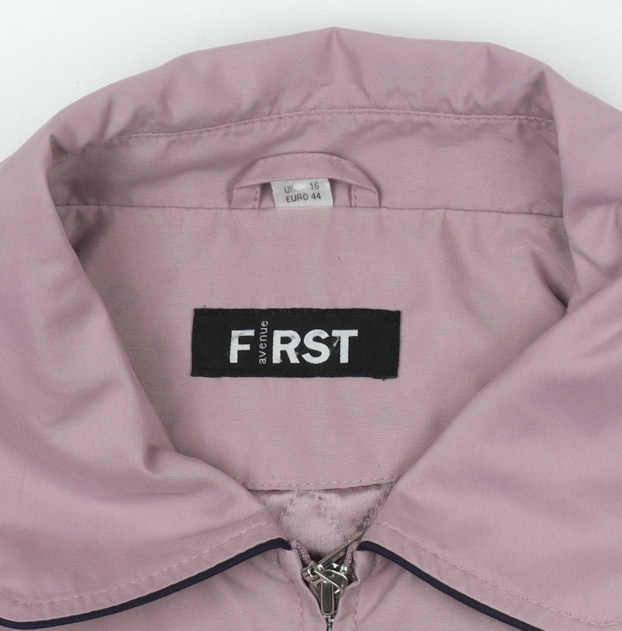 First Avenue Womens Pink Polyester Zip Jacket UK 16