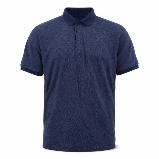 Peter Werth Men’s Blue Cotton Polo Shirt Size L Short Sleeve Casual