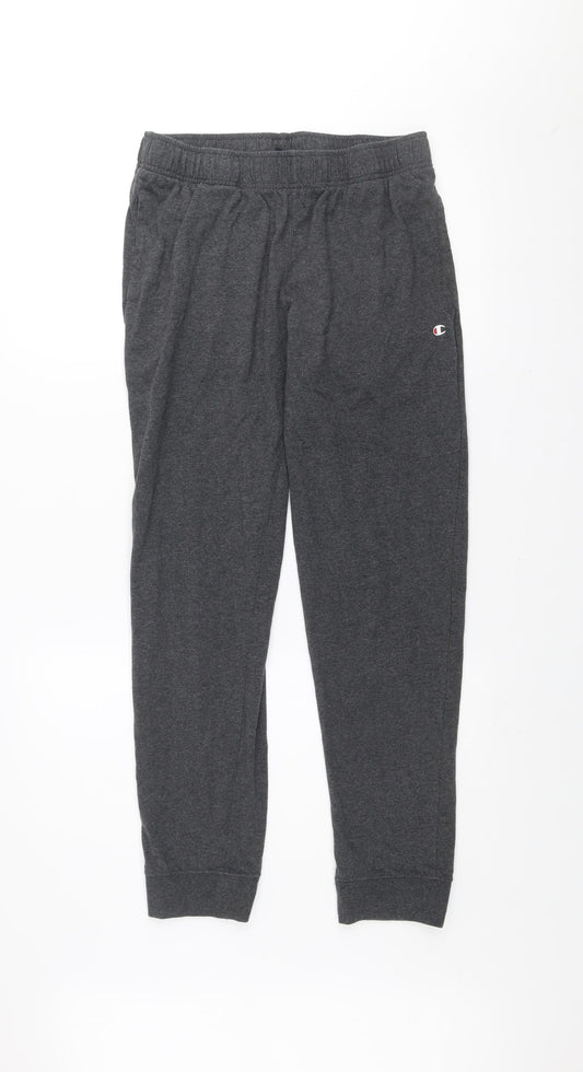 Champion Men's Grey Regular Fit Jogger Sweatpants Medium