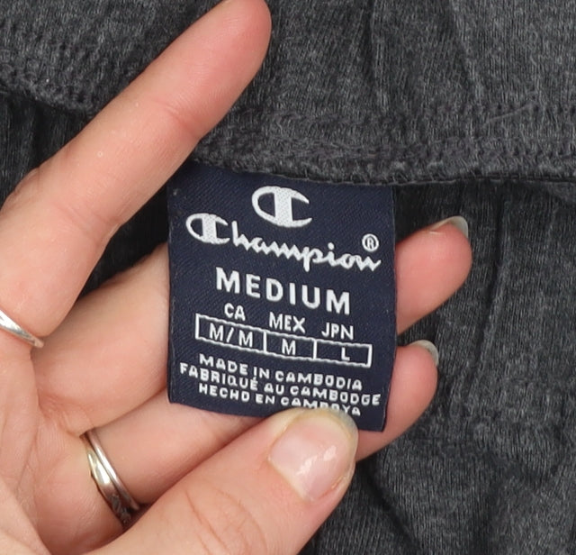 Champion Men's Grey Regular Fit Jogger Sweatpants Medium