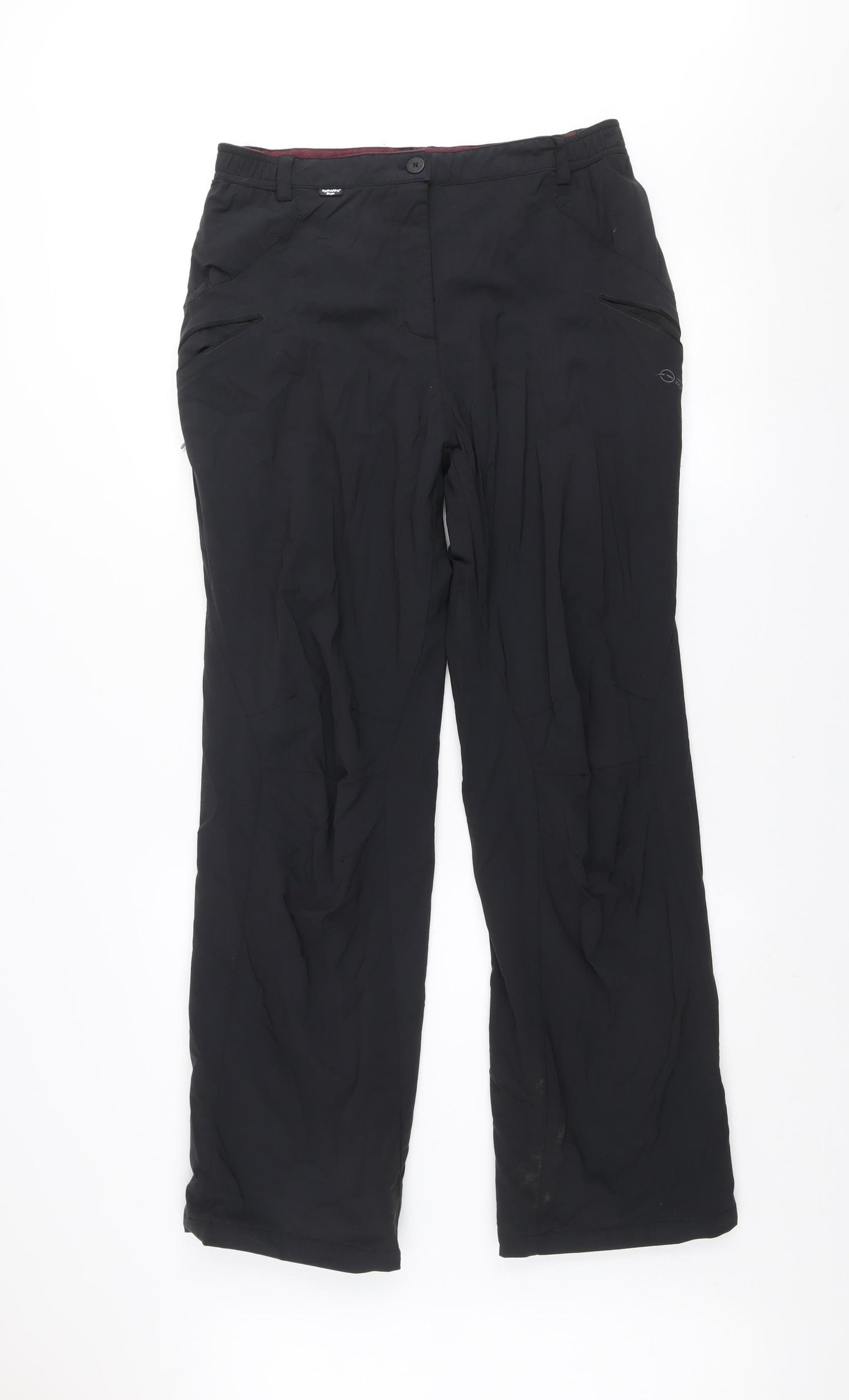 Sprayway Womens Black Size 12 Walking Trousers Outdoor Lightweight