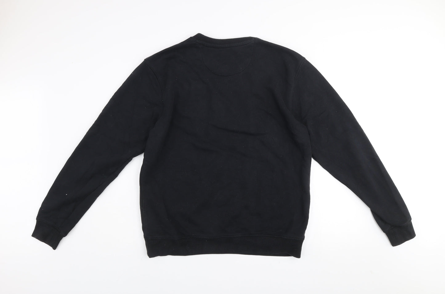 Jack Wills Men's Black Crew Neck Pullover Sweatshirt Size L