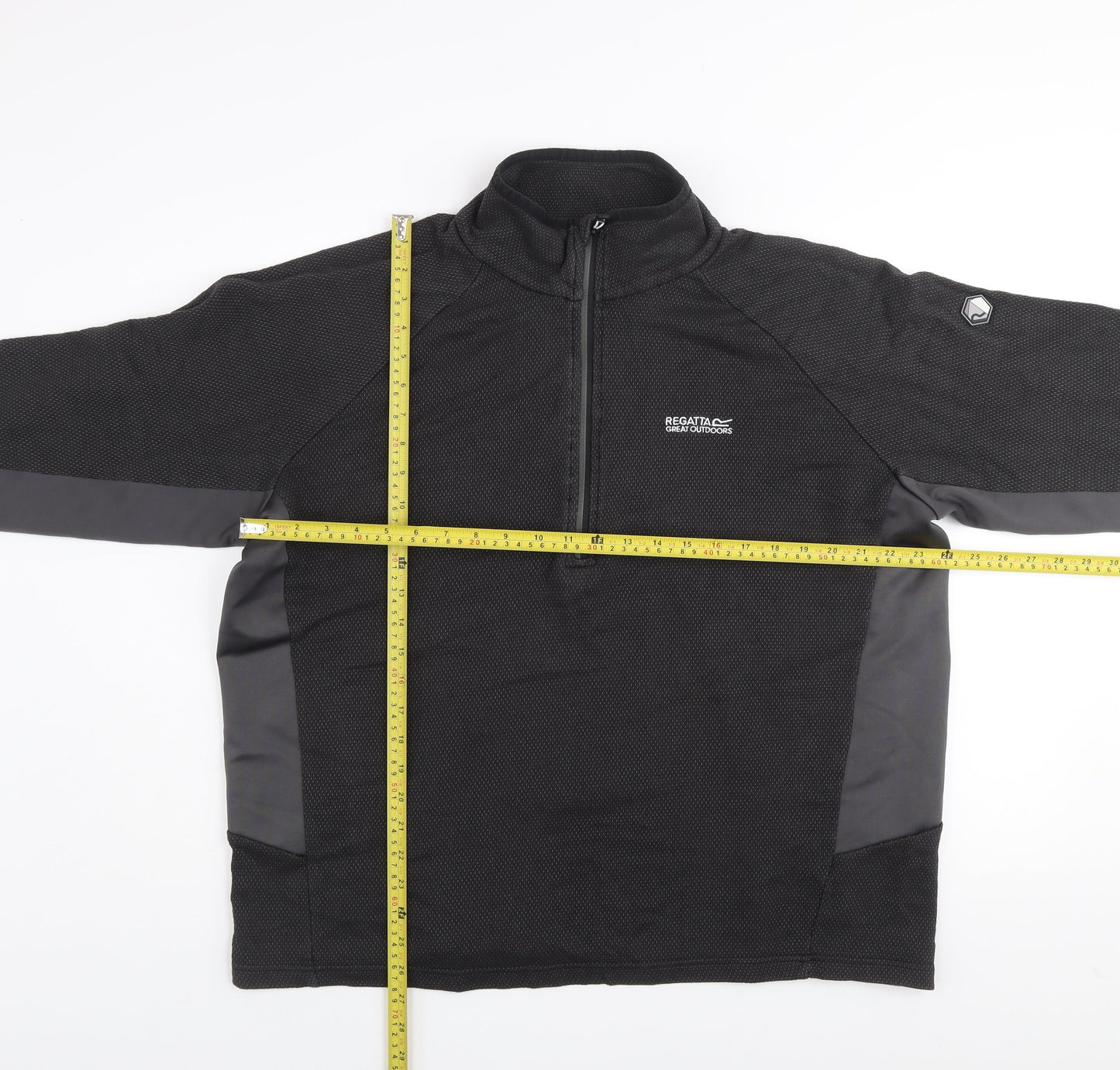 Regatta Men’s Black 2XL Pullover Fleece 1/4 Zip Sweatshirt