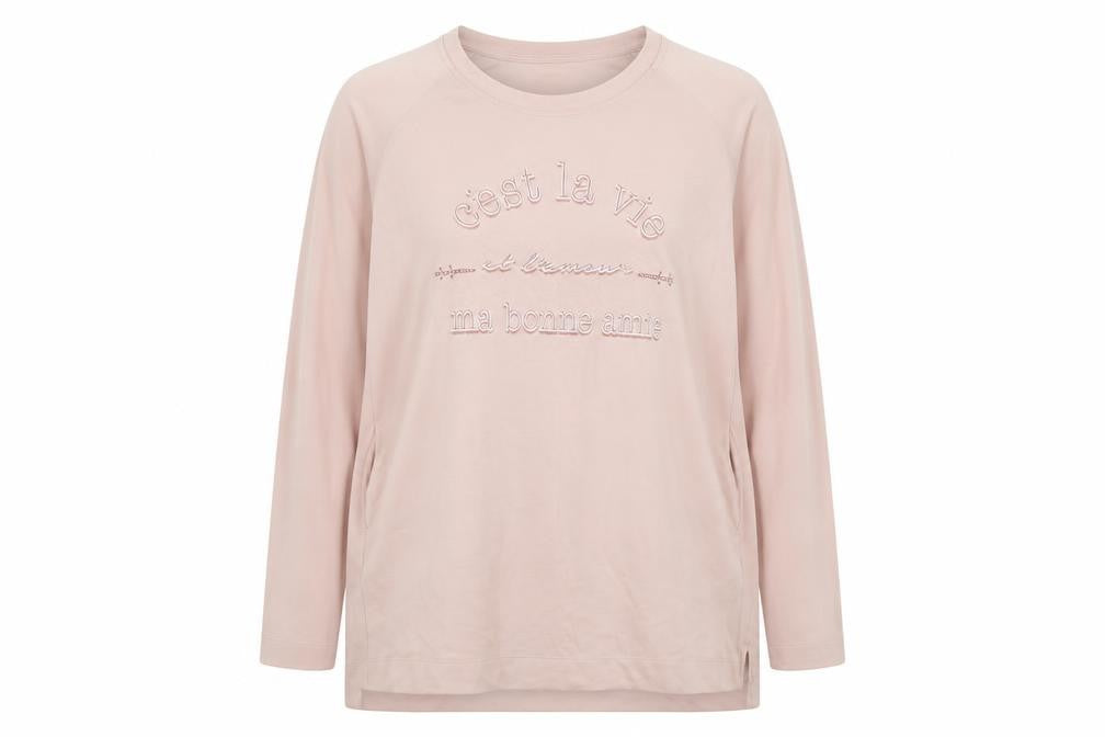 Debenhams The Collection Women Pink Pullover Sweatshirt Size 22 Cotton Blend