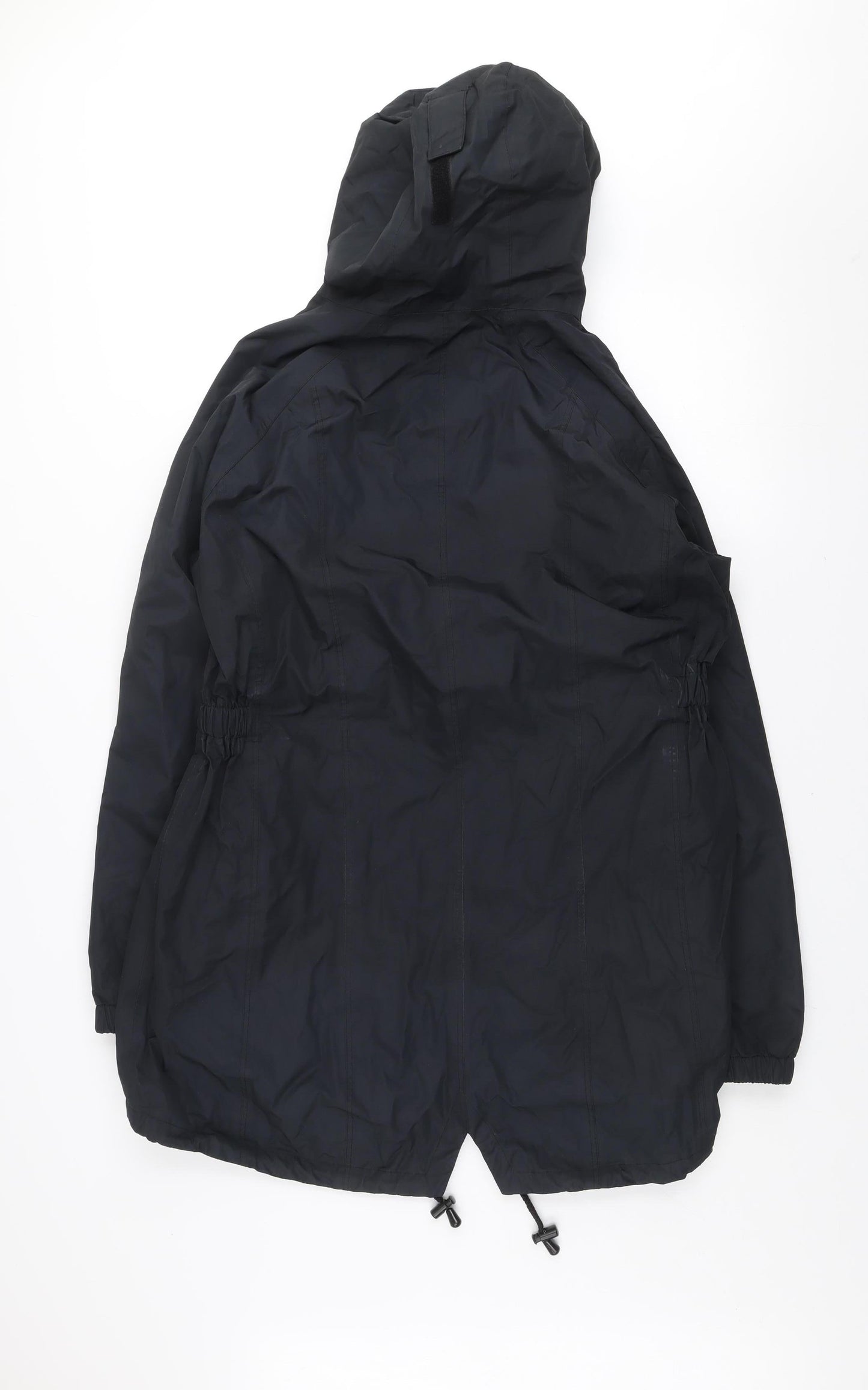 Trespass Womens Black XL Waterproof Hooded Rain Coat Jacket