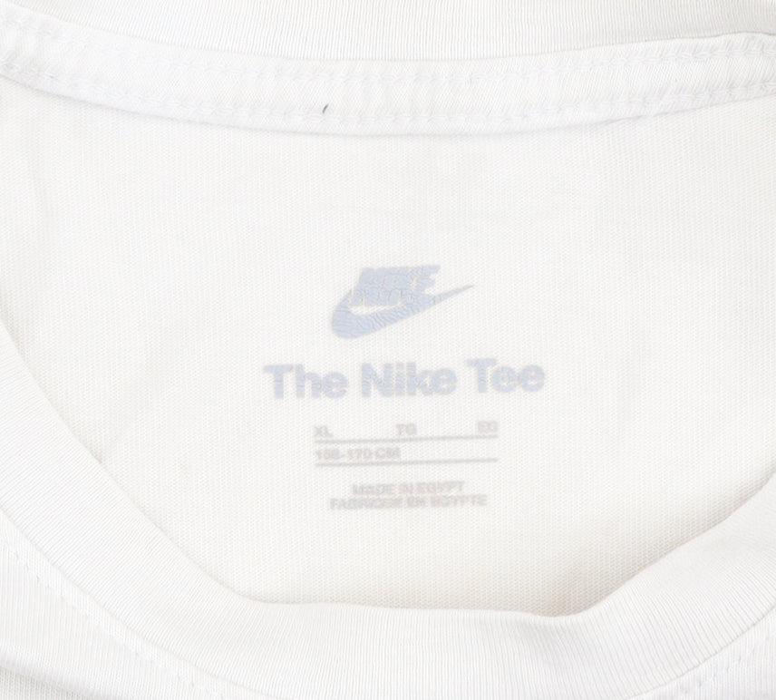 Nike Men's White XL Graphic Logo Sports T-Shirt