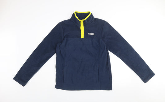 Columbia Men's Blue Fleece Pullover Sweatshirt XL Outdoor