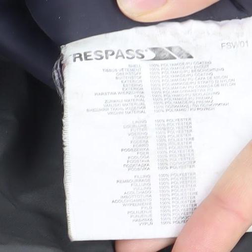 Trespass Womens Grey Faux Fur Hooded Waterproof Parka Coat Size 10