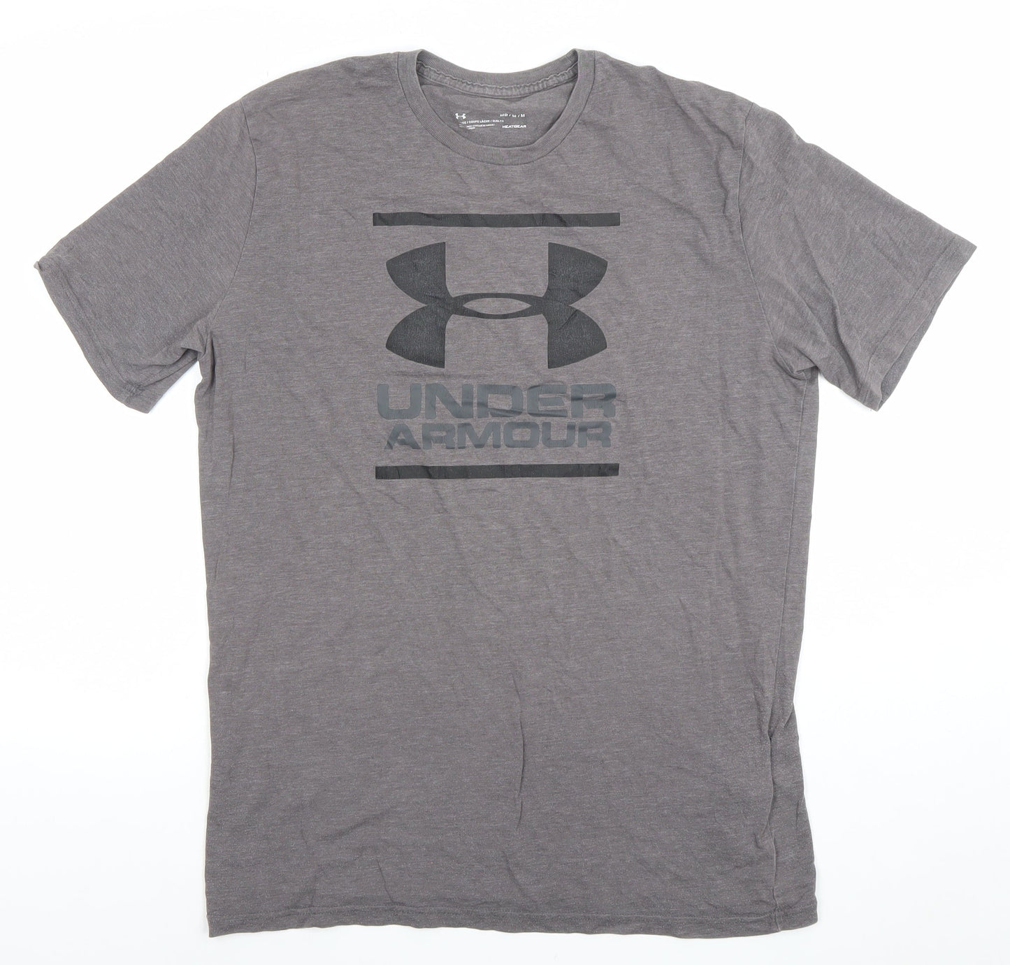 Under Armour Men's Grey HeatGear Loose Fit Short Sleeve T-Shirt M