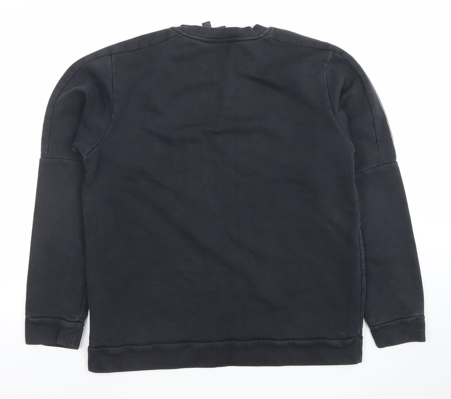 Adidas Men's Black Crew Neck Pullover Sweatshirt L