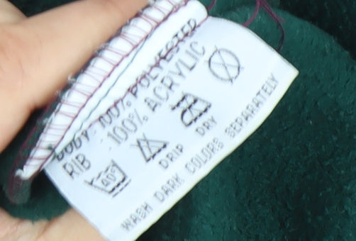 Regatta Mens Burgundy Green Fleece Jacket 2XL Outdoor Full Zip