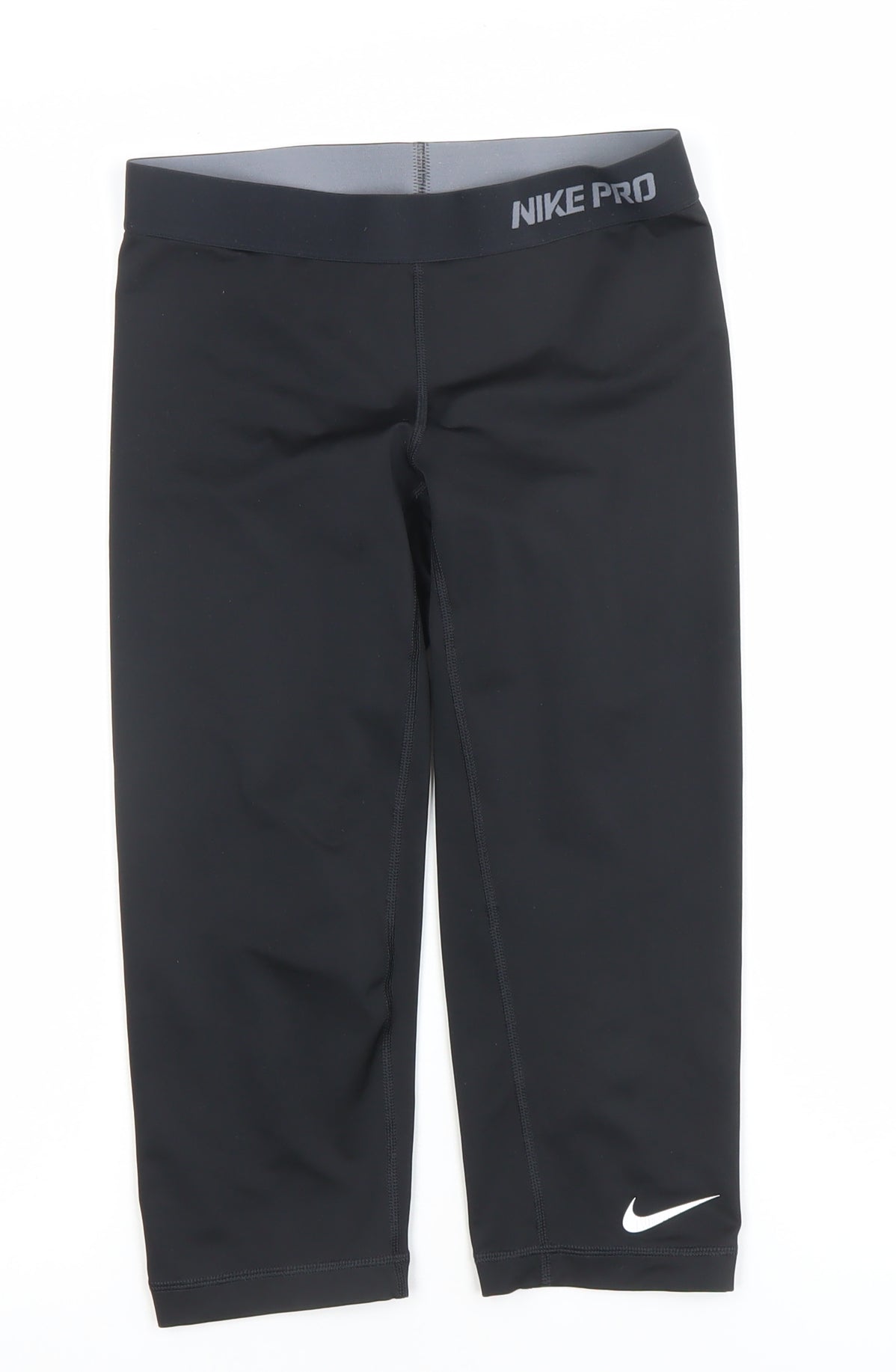 Nike Pro Dri-Fit Womens Black Capri Compression Leggings Size S