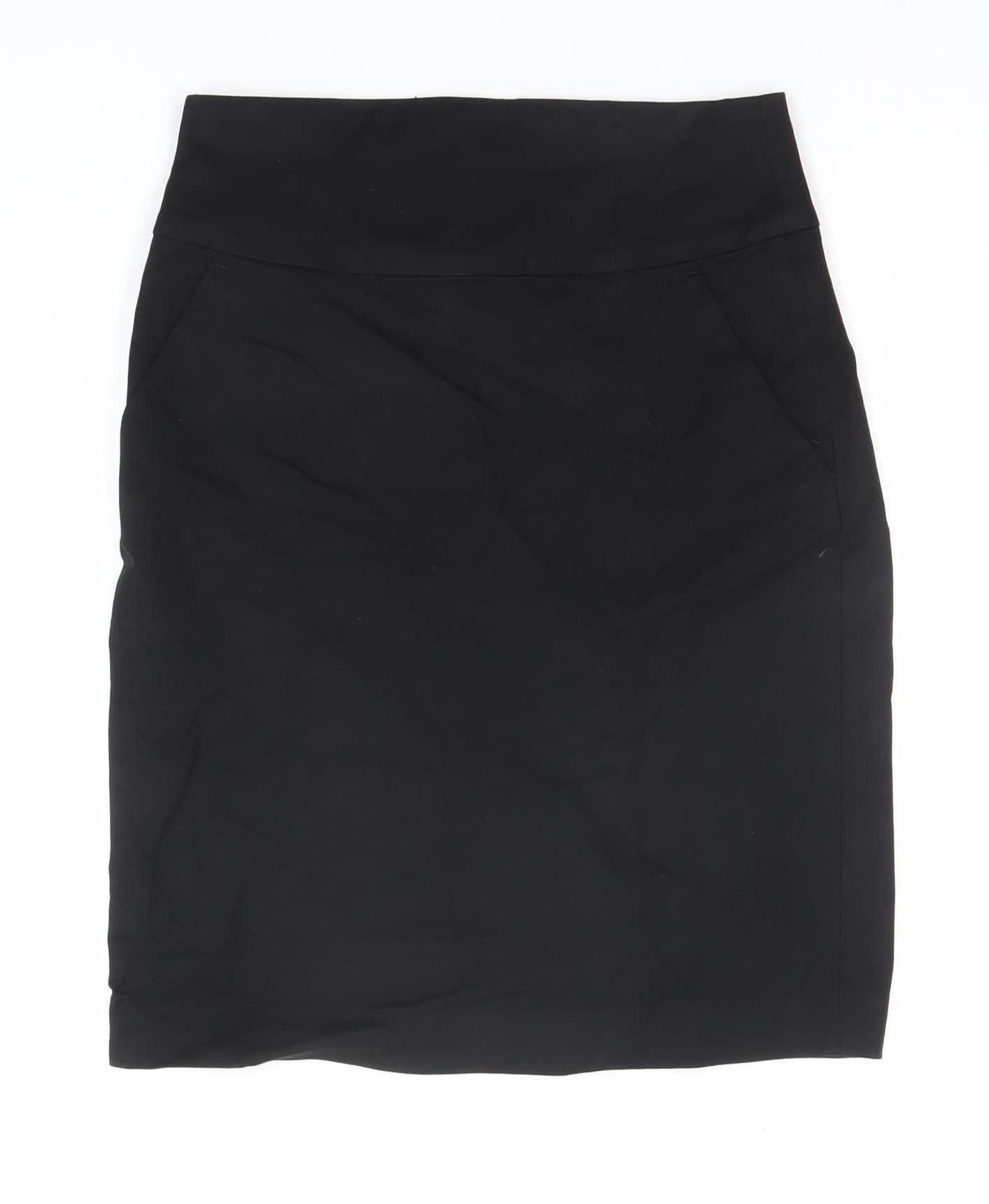Banana Republic Women’s Black Knee Length Stretch Pencil Skirt Size 6