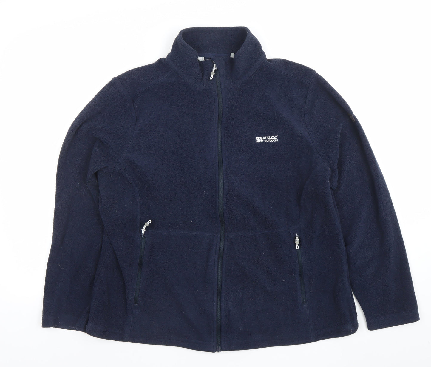 Regatta Women's Blue Fleece Full Zip Outdoor Jacket Size 20