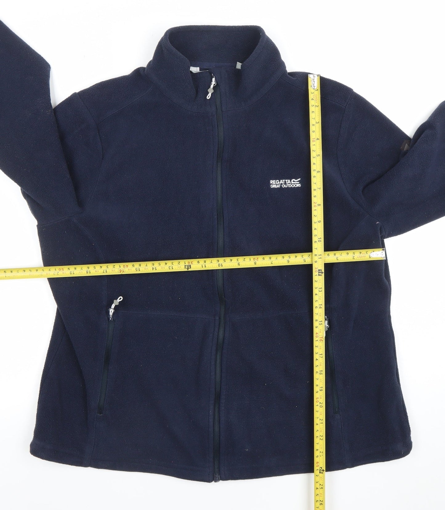 Regatta Women's Blue Fleece Full Zip Outdoor Jacket Size 20