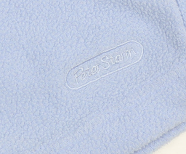 Peter Storm Women Light Blue Fleece Pullover Small 1/2 Zip Polyester