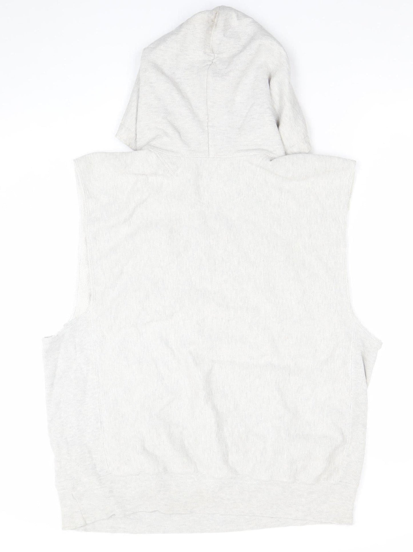 Champion Men's Grey Sleeveless Hoodie Vest Reverse Weave M