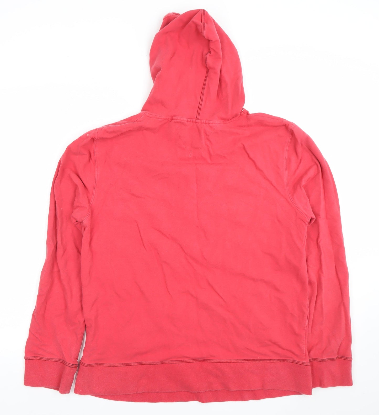 Jack & Jones Women's Red Pullover Hoodie XL Cotton Blend Casual