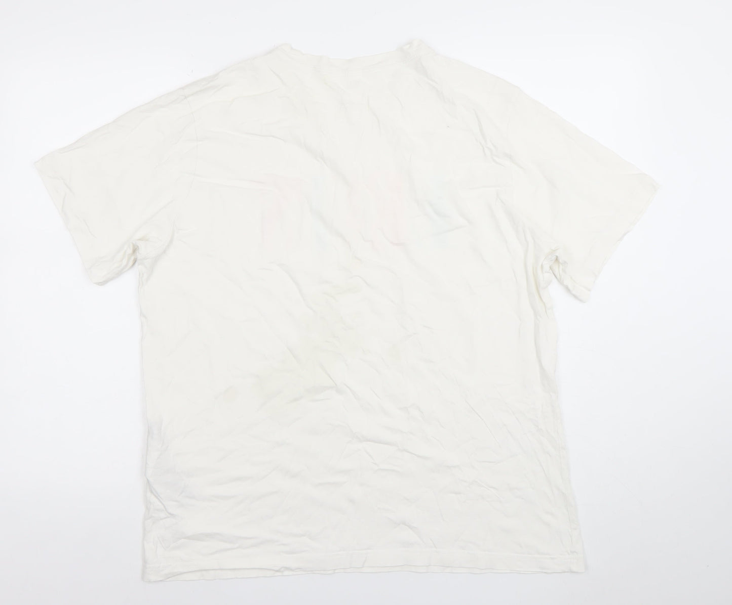 Levi's Women's White Short Sleeve Logo Cotton T-Shirt Size L