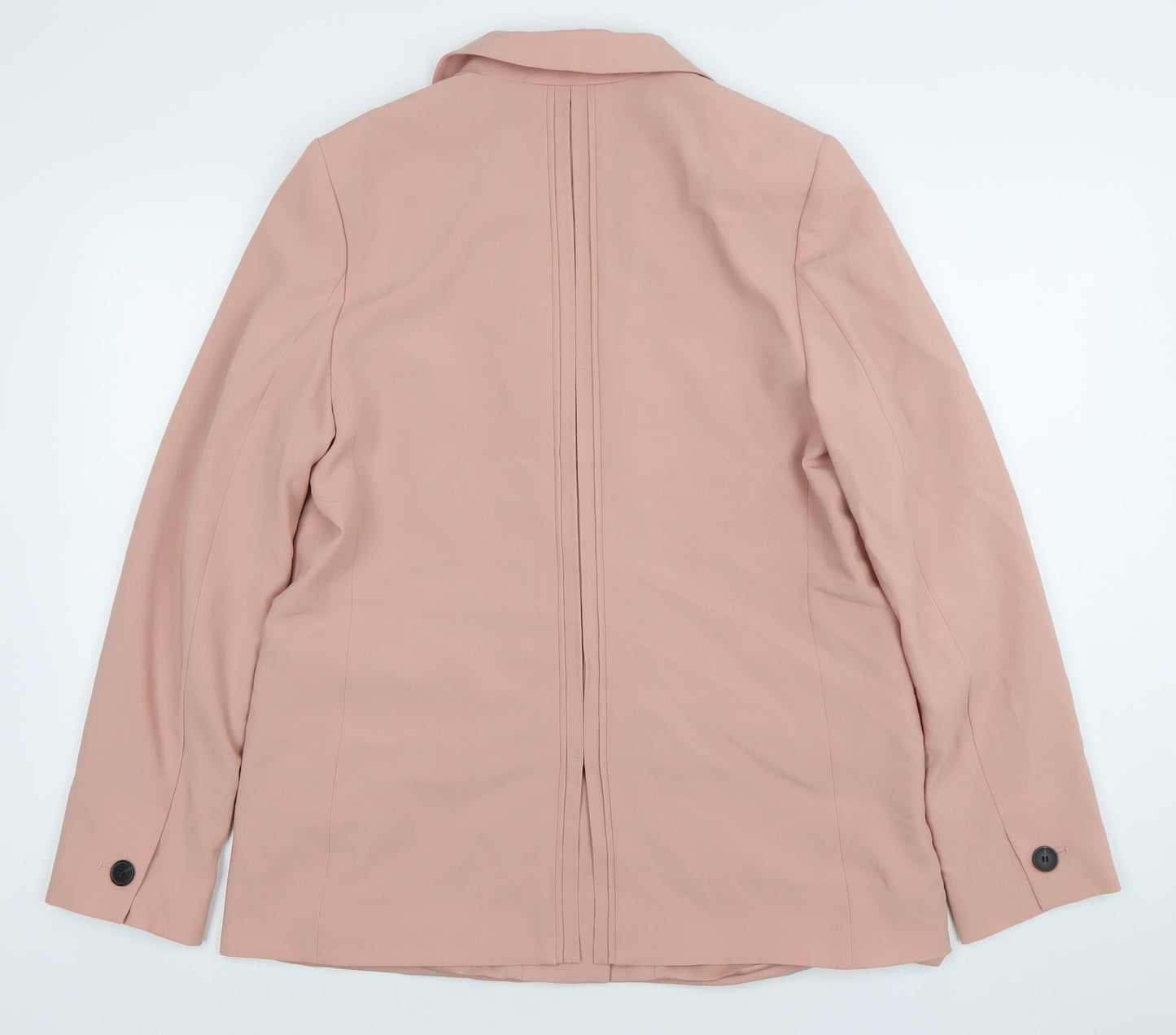 AllSaints Womens Pink Blazer UK14 Single Breasted Tailored Jacket