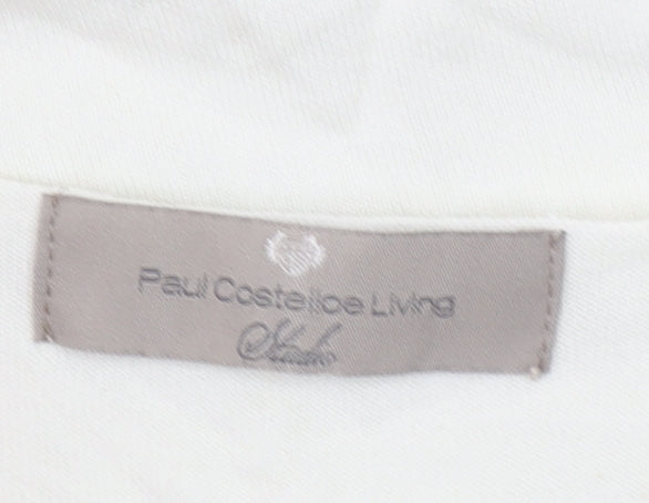 Paul Costelloe Living Women’s Ivory V-Neck Long Sleeve Blouse Size 14