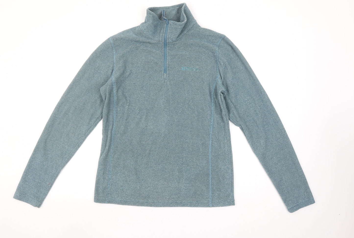 Mountain Warehouse Women's Blue Size 12 Half Zip Fleece Sweatshirt