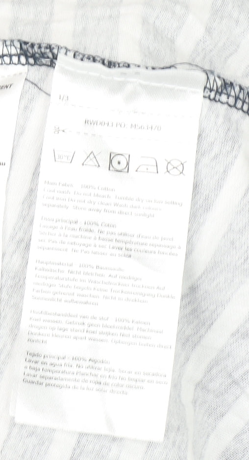 Regatta Women's Blue Striped T-Shirt Dress Size 12 Casual Summer