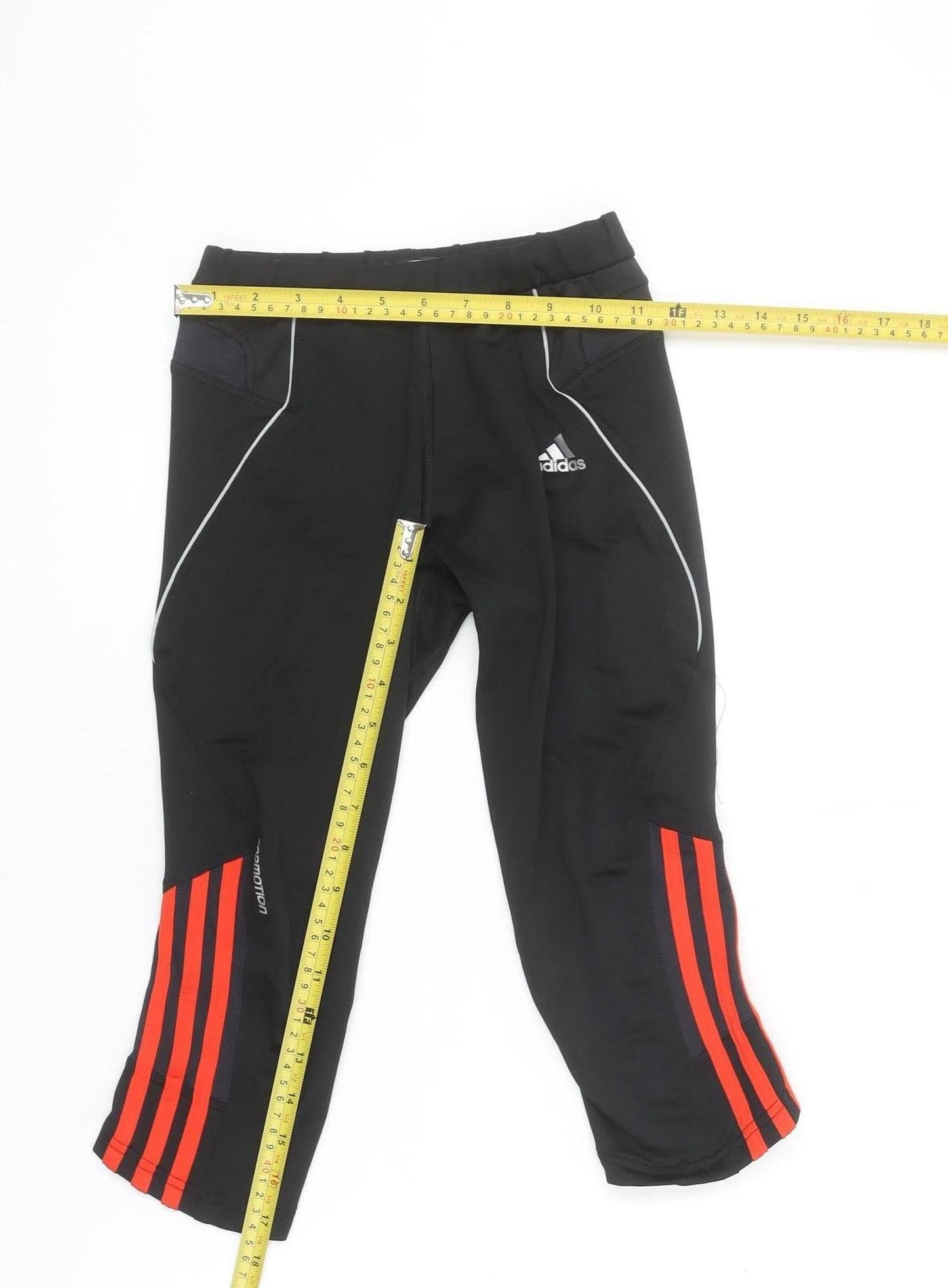 Adidas Womens Black Response Running Compression Shorts Size 10