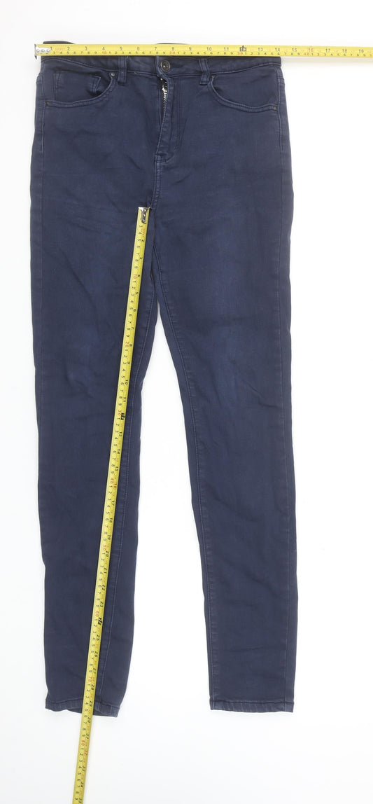 Toxik3 Women’s Blue Skinny Stretch Mid Rise Denim Jeans Size 10