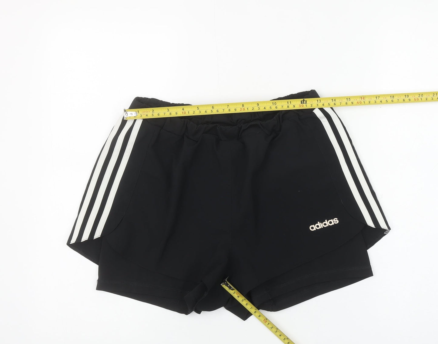 Adidas Womens Black Climalite Running Shorts Size 12-14