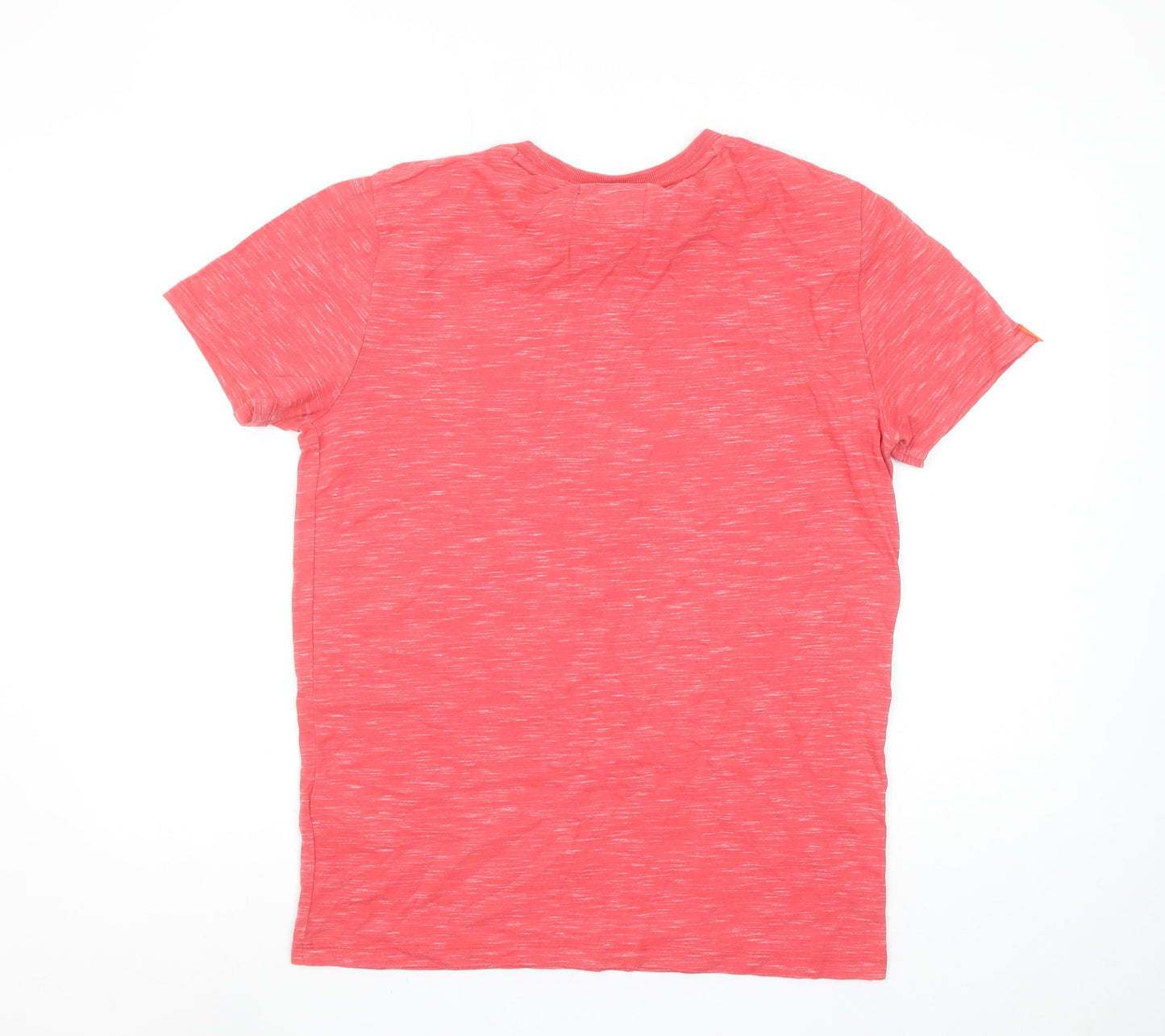 Superdry Men's Red Crew Neck Short Sleeve T-Shirt Size M