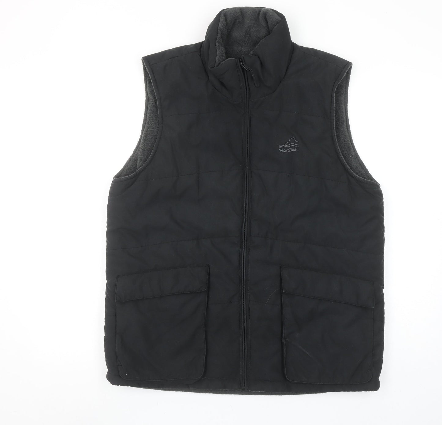 Peter Storm Men’s Black Small Bodywarmer Waistcoat Outdoor Nylon