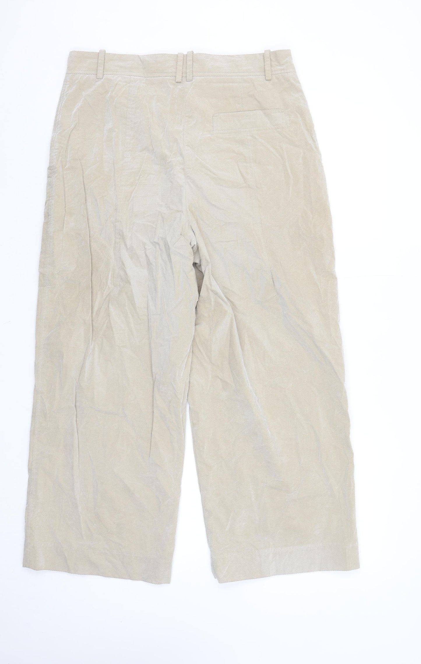Annette Görtz Women’s Beige Chino Corduroy Trousers Size 8