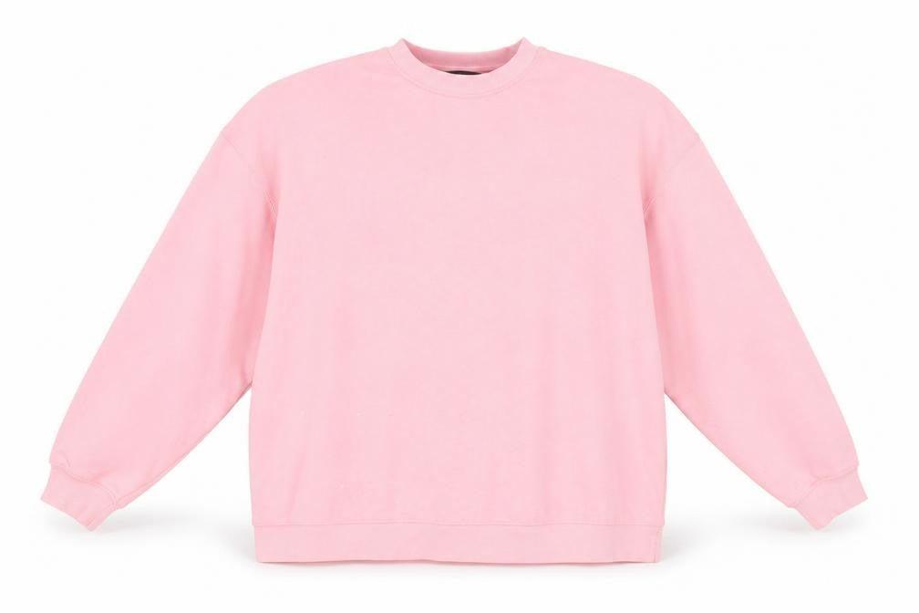 Dunnes Women Pink Crew Neck Fleece Pullover Jumper Size 20