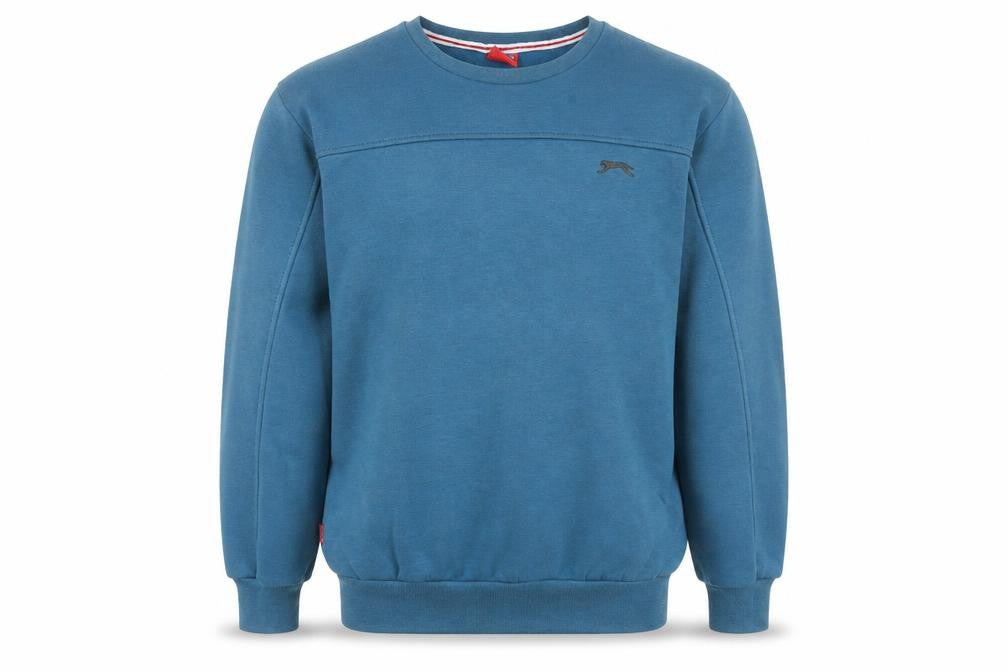 Slazenger Boys Blue Crew Neck Pullover Jumper 13 Years H 12-13 Years