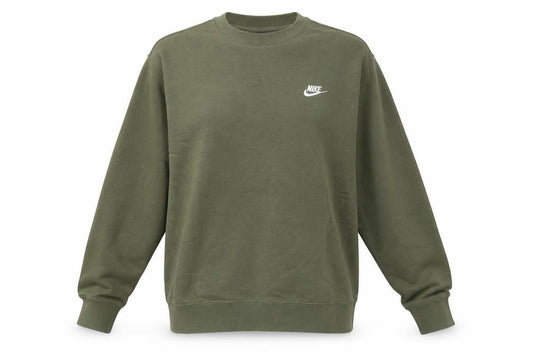 Unisex Adultss UK M Regular Nike Green Pullover Tight-Knit