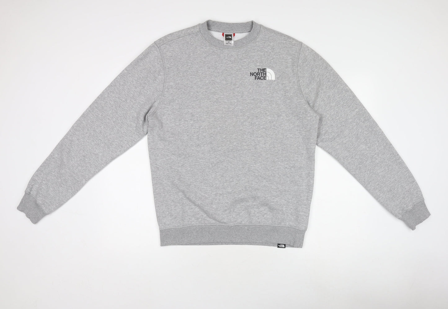 The North Face Men's Grey Crew Neck Pullover Sweatshirt M