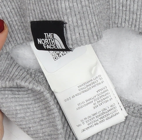 The North Face Men's Grey Crew Neck Pullover Sweatshirt M